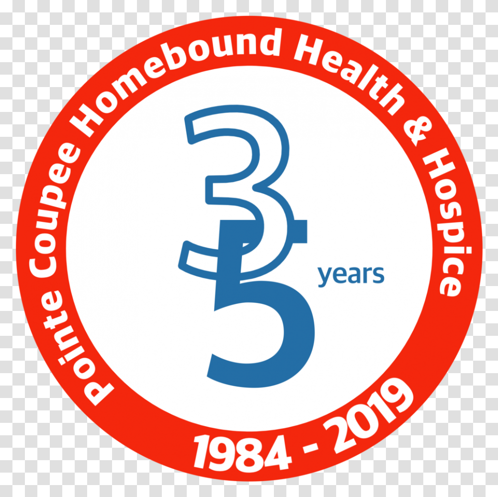 Pchhh 35th Anniversary Logo 2 Circle, Number, Label Transparent Png