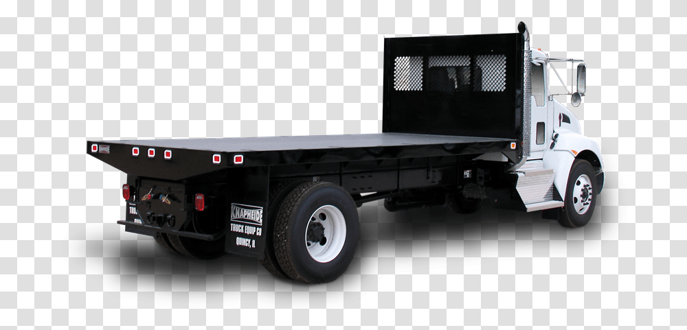 Pcht 163b Platform Body On A Kenworth T370 Truck Platform, Vehicle, Transportation, Tire, Wheel Transparent Png