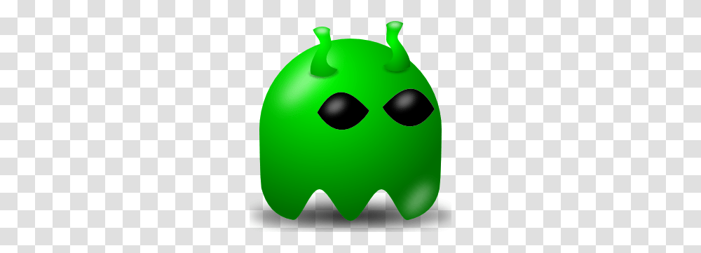 Pcman Game Baddie Alien Clip Art, Green, Recycling Symbol Transparent Png
