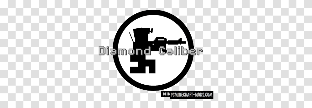 Pcminecraft Mods On Twitter Diamond Caliber Mod For Say No To Drugs, Text, Hand, Symbol, Weapon Transparent Png