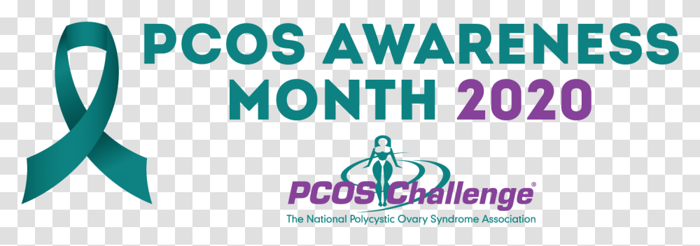 Pcos Awareness Month Logo Graphic Design, Alphabet, Poster, Advertisement Transparent Png