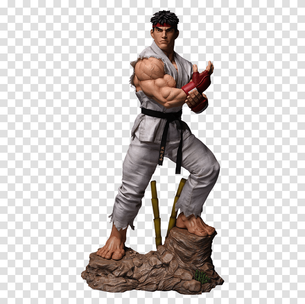 Pcs Collectibles Ryu StatuequotClassquotproduct Silo Img Ryu Street Fighter Characters, Person, Human, Sport, Sports Transparent Png