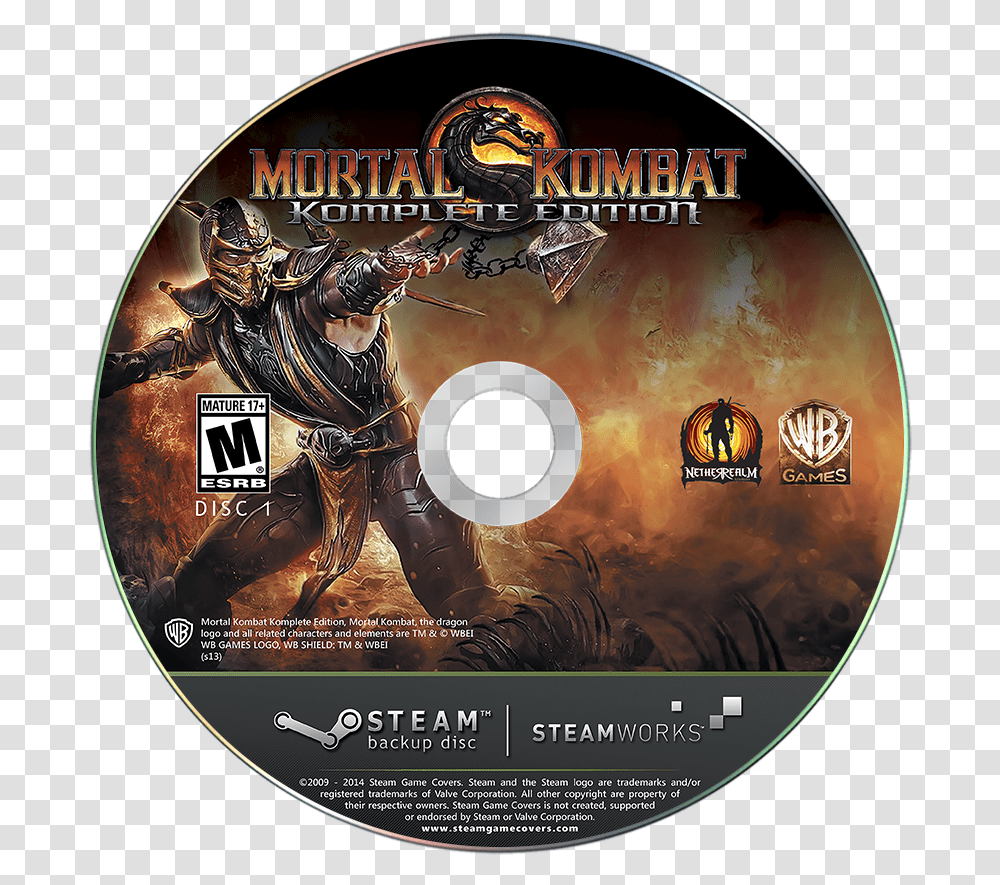 Pcwindowssteam Games Disc Pack 1420 Artwork Emumovies Mortal Kombat 9 Ps3, Disk, Dvd, Person, Human Transparent Png
