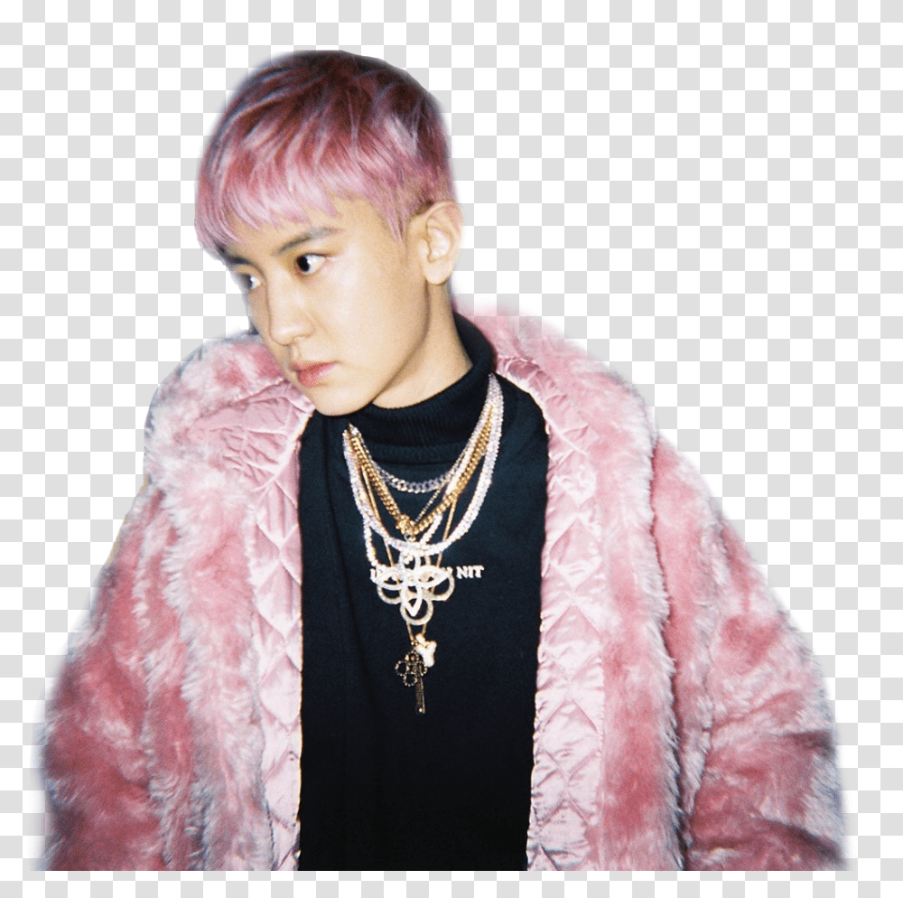 Pcy Chanyeol Loey Exo Freetoedit Chanyeol Lockscreen, Pendant, Person, Human, Necklace Transparent Png