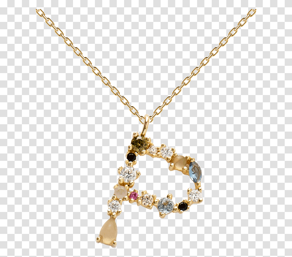 Pd Paola Lettlet Necklace, Jewelry, Accessories, Accessory, Diamond Transparent Png
