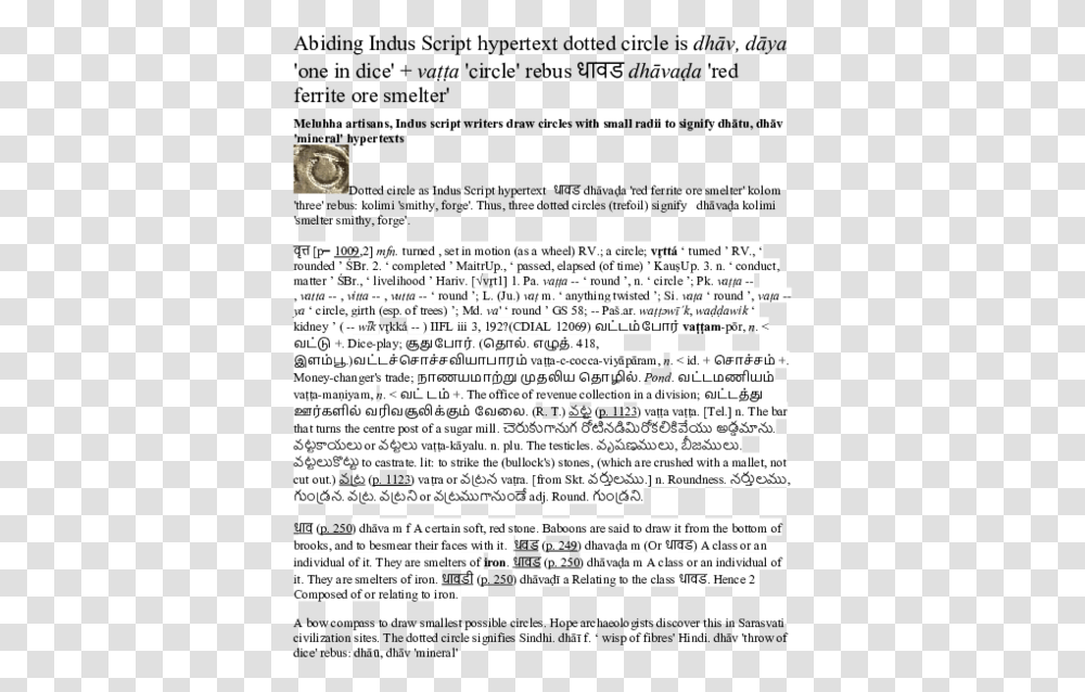Pdf Abiding Indus Script Hypertext Dotted Circle Is Dhv Document, Newspaper, Page, Flyer, Advertisement Transparent Png