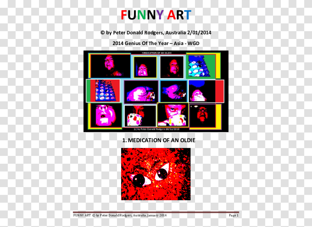 Pdf Funny Art Peter Rodgers Academiaedu Dot, Pac Man, Person, Human, Monitor Transparent Png