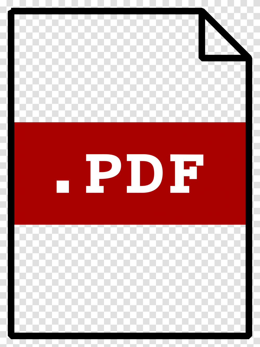 Pdf Icon Simple, Number, Label Transparent Png