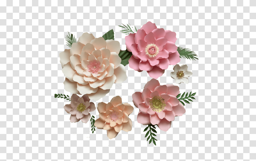Pdf Petal 21 Paper Flowers Updated Template Printable To Artificial Flower, Dahlia, Plant, Blossom, Peony Transparent Png