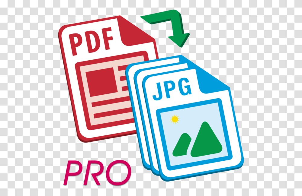 Pdf To Jpg Pro En Mac App Store Jpg To Pdf Icon, Recycling Symbol, Logo Transparent Png