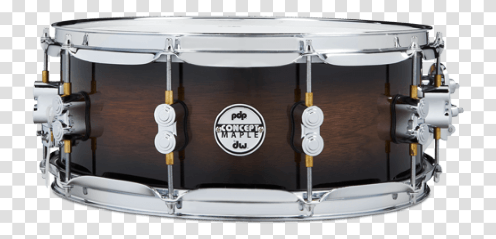 Pdp Concept Maple Red To Black Snare, Drum, Percussion, Musical Instrument, Kettledrum Transparent Png