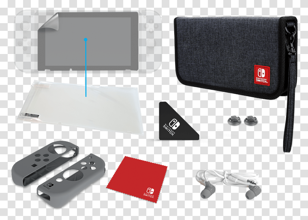 Pdp Nintendo Switch Essential Kit, Electronics, Mobile Phone, Screen, Adapter Transparent Png