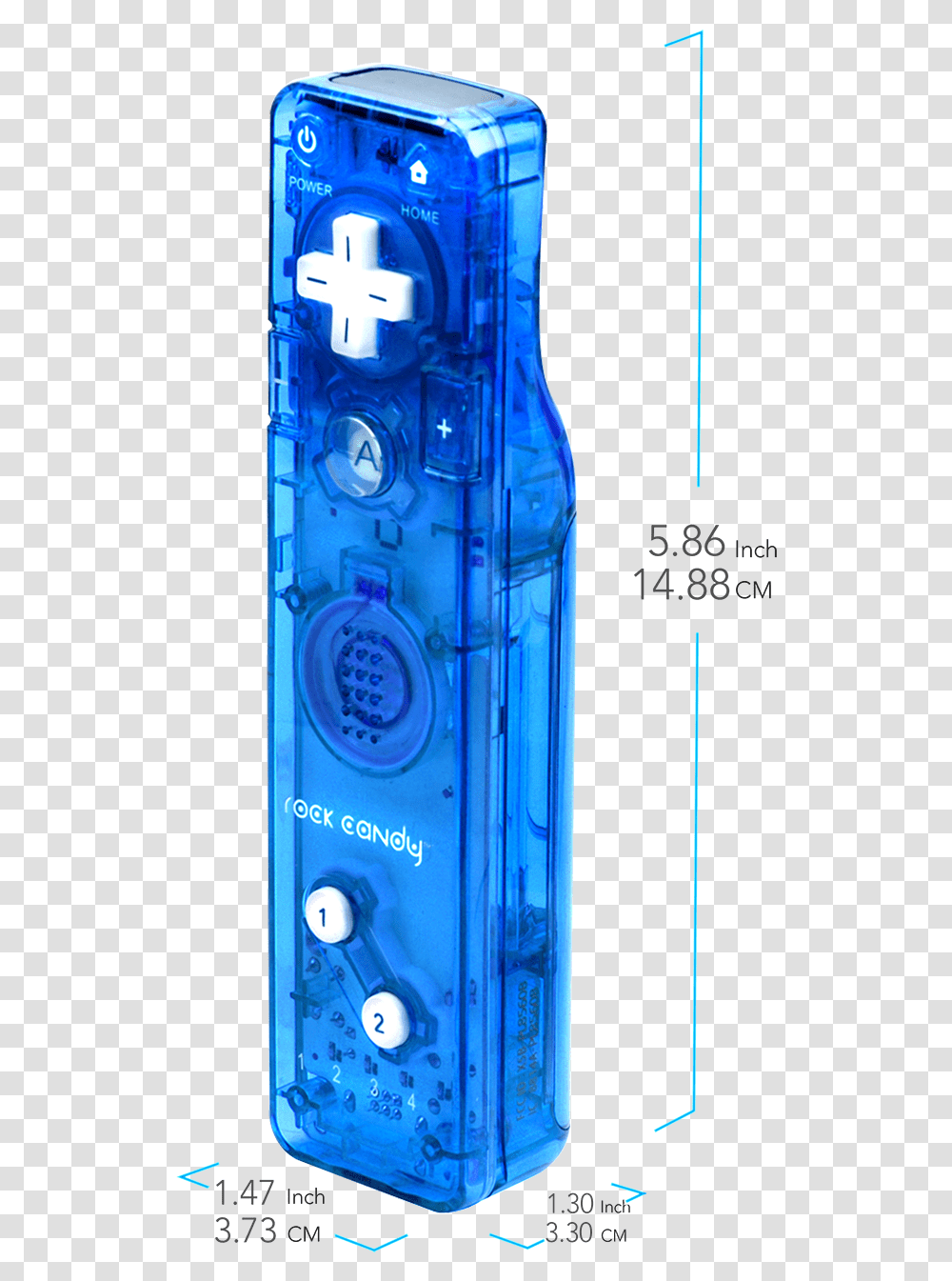 Pdp Rock Candy Wiiwii U Gesture Controller Blueberry Boom Wii, Cassette, Mobile Phone, Electronics, Cell Phone Transparent Png
