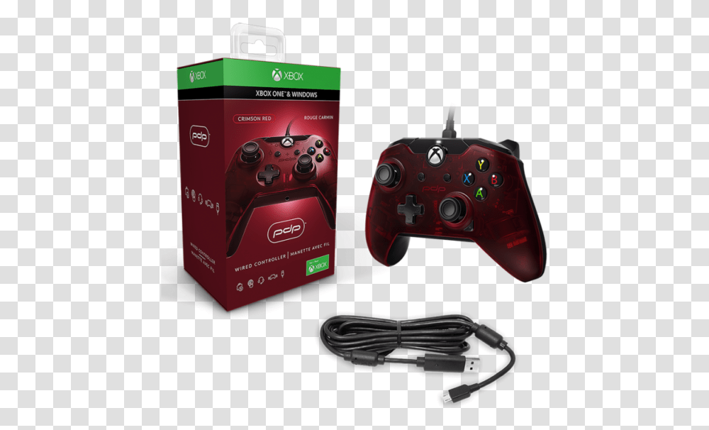 Pdp Wired Xbox One Controller Black, Electronics, Joystick Transparent Png