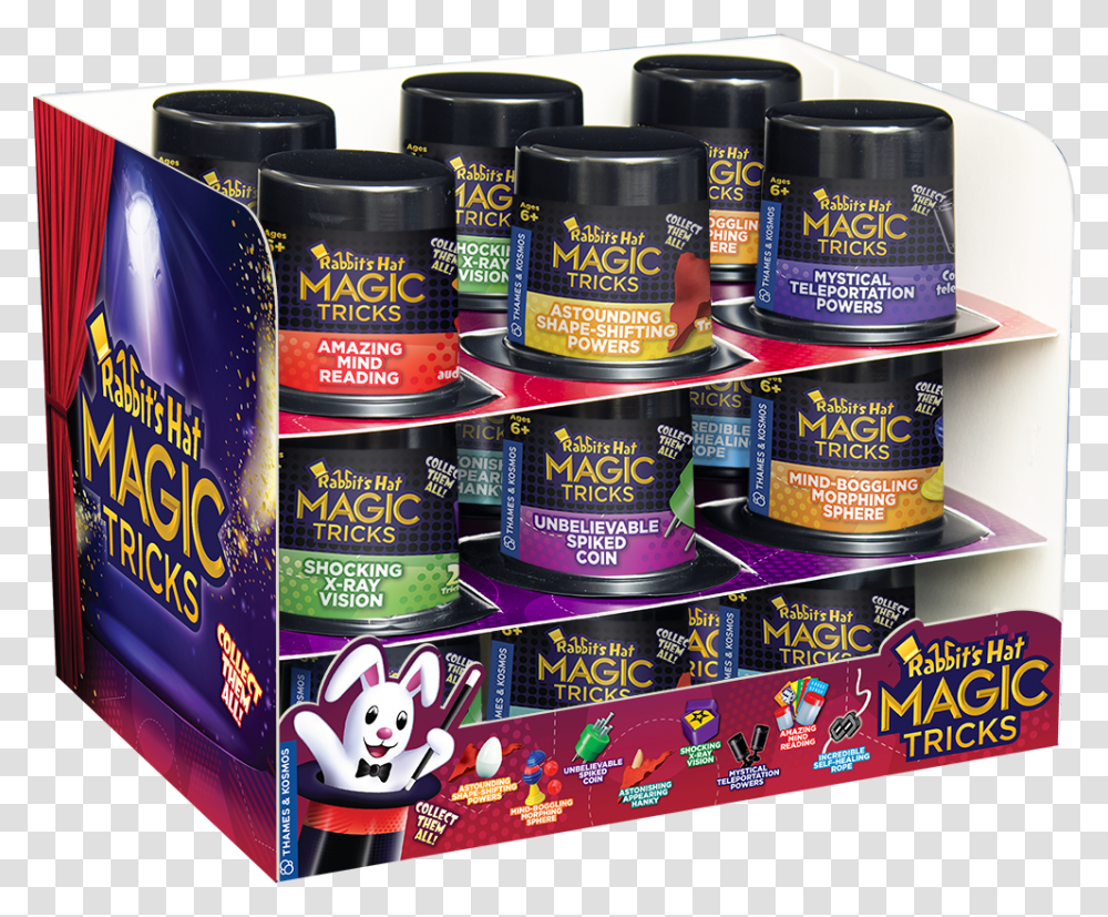 Pdq Rabbits Hat Magic Tricks, Tin, Can, Canned Goods, Aluminium Transparent Png
