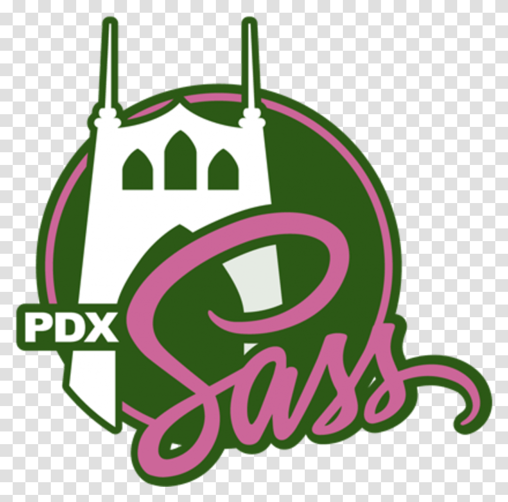 Pdx Sass Stickers Sass, Text, Logo, Symbol, Trademark Transparent Png