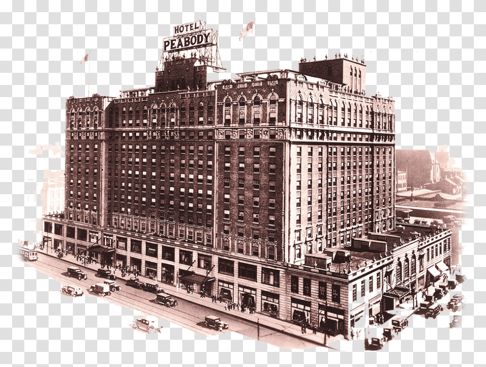 Peabody Hotel Memphis, Office Building, Metropolis, City, Urban Transparent Png