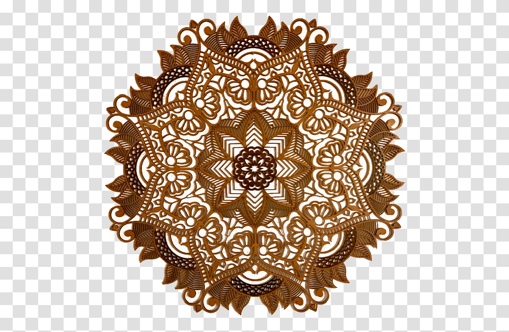 Peace And Harmony Mandala Decorative, Chandelier, Lamp, Pattern, Floral Design Transparent Png