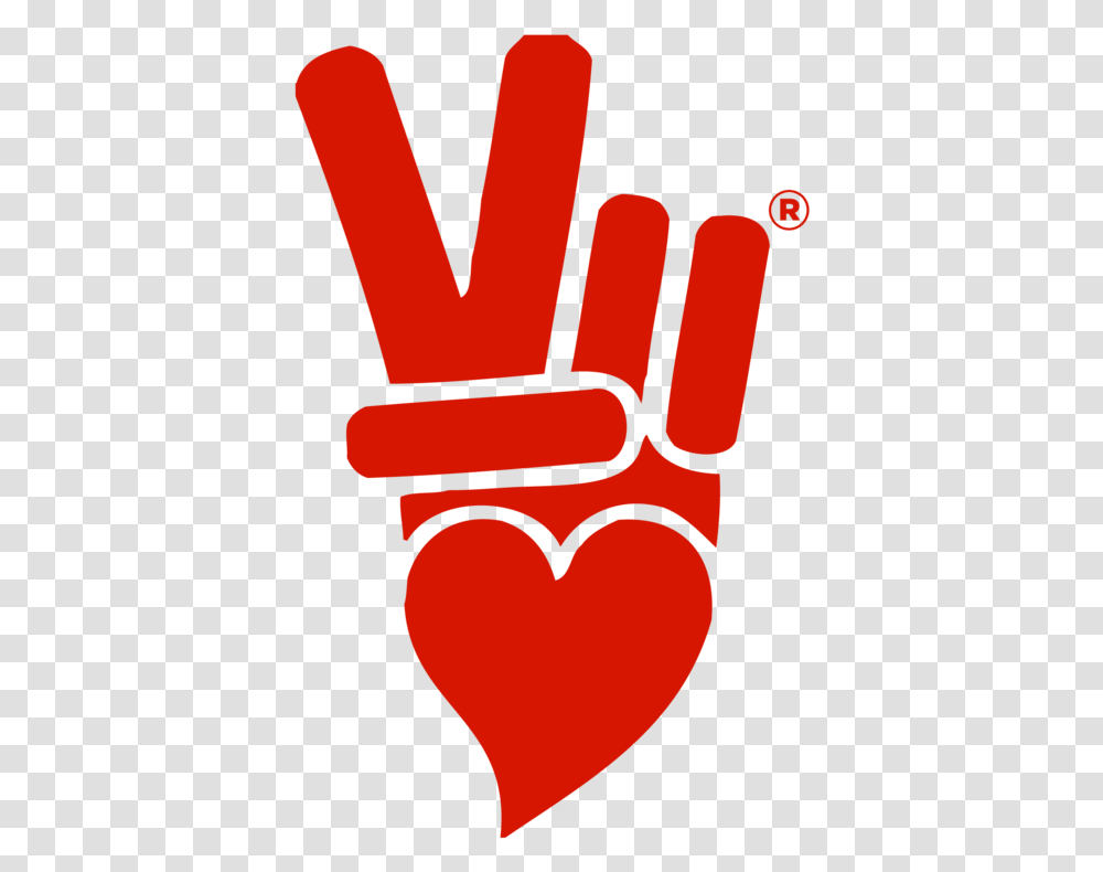 Peace And Love Hand Logo, Heart, Fist Transparent Png