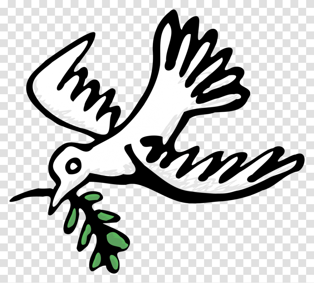 Peace Dove, Animal, Eagle, Bird, Stencil Transparent Png
