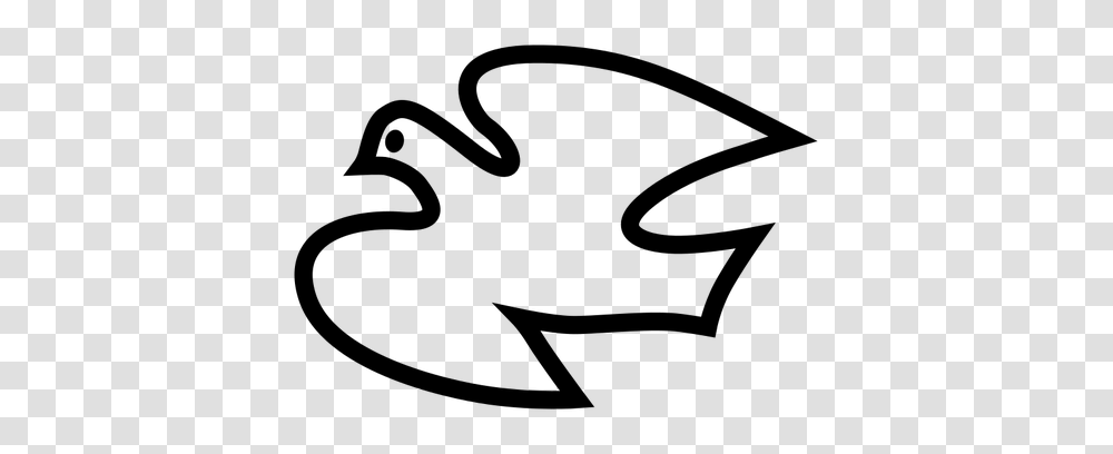 Peace Dove Clipart Black And White, Gray, World Of Warcraft Transparent Png