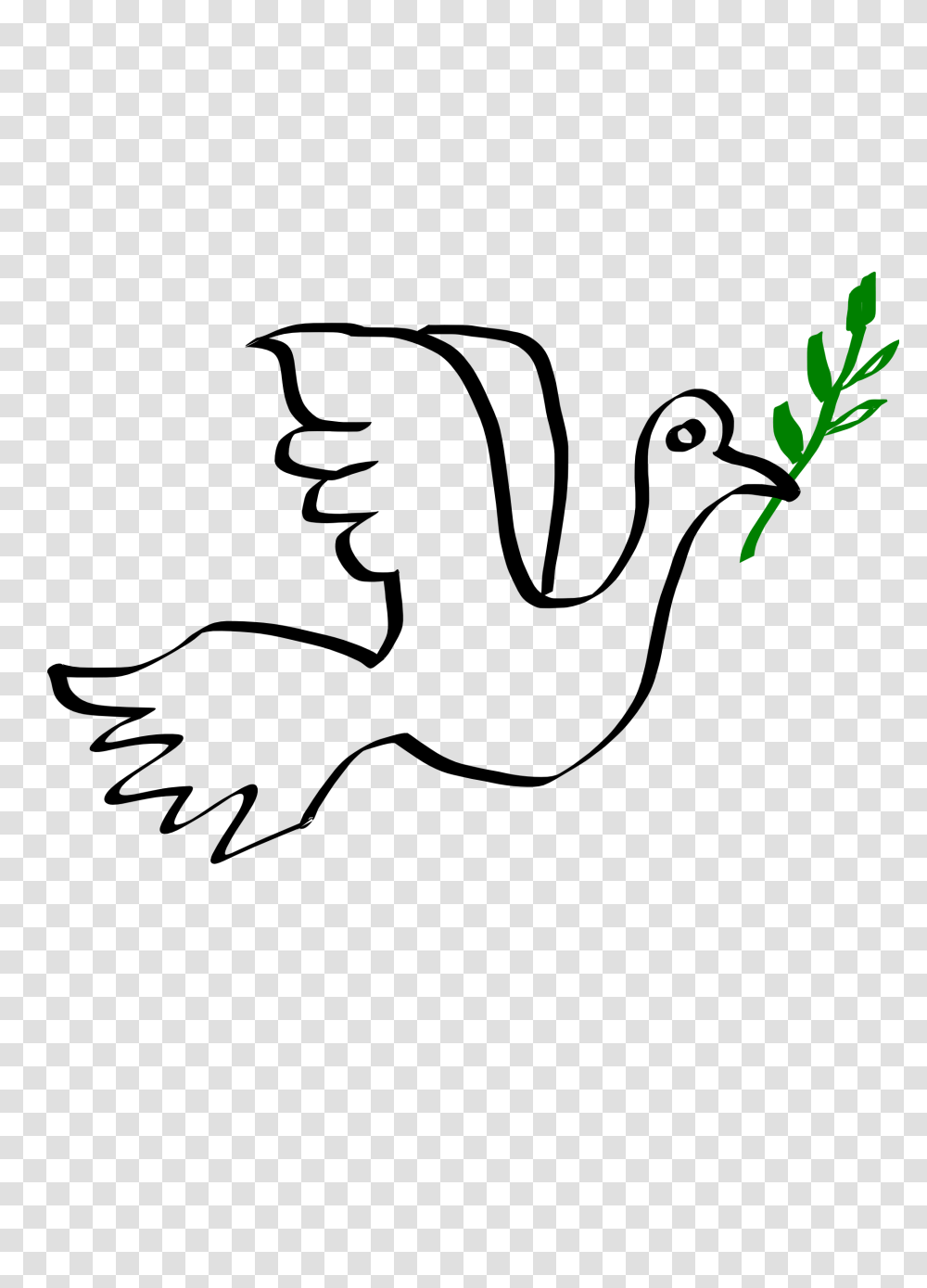 Peace Dove Clipart Easter, Stencil, Animal, Bird, Flying Transparent Png
