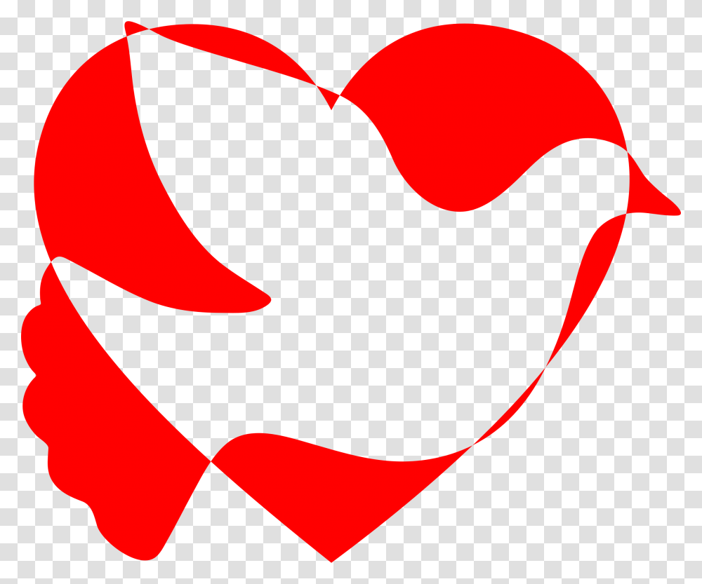 Peace Dove Clipart Love, Heart Transparent Png