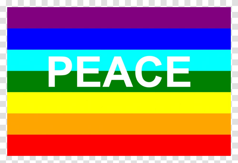 Peace Flag Rainbow Flag Flag Of The United States Peace Symbols, Logo, Alphabet Transparent Png
