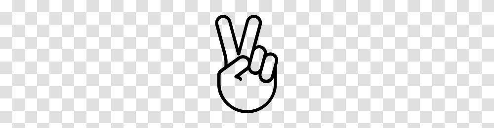 Peace Hand Sign Icons Noun Project, Gray, World Of Warcraft Transparent Png
