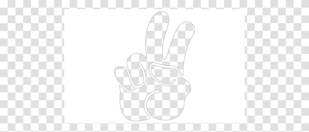 Peace Hand Sign Image, Fist, Apparel, Stencil Transparent Png