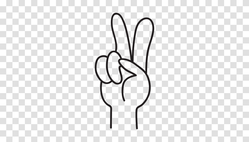 Peace Hand Sign, Knot Transparent Png