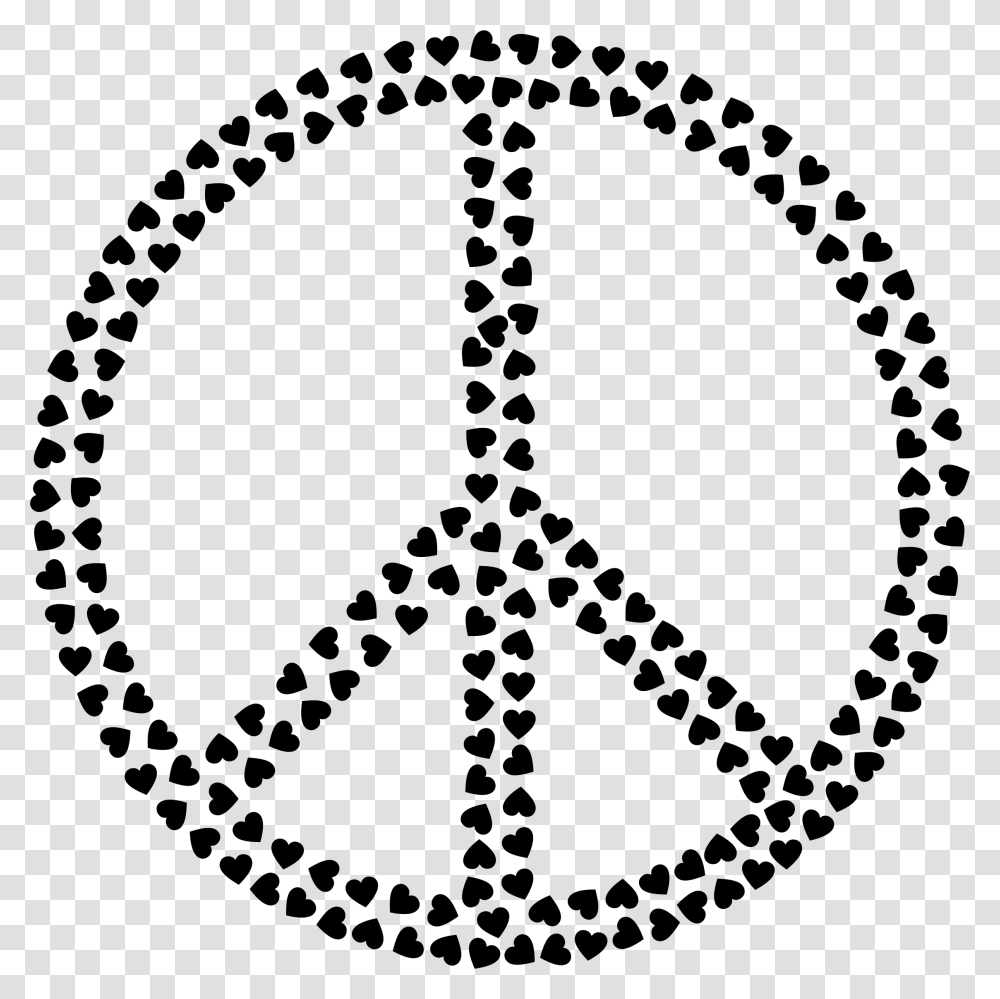 Peace Hearts Black Clip Arts Gold Peace Sign, Gray, World Of Warcraft Transparent Png