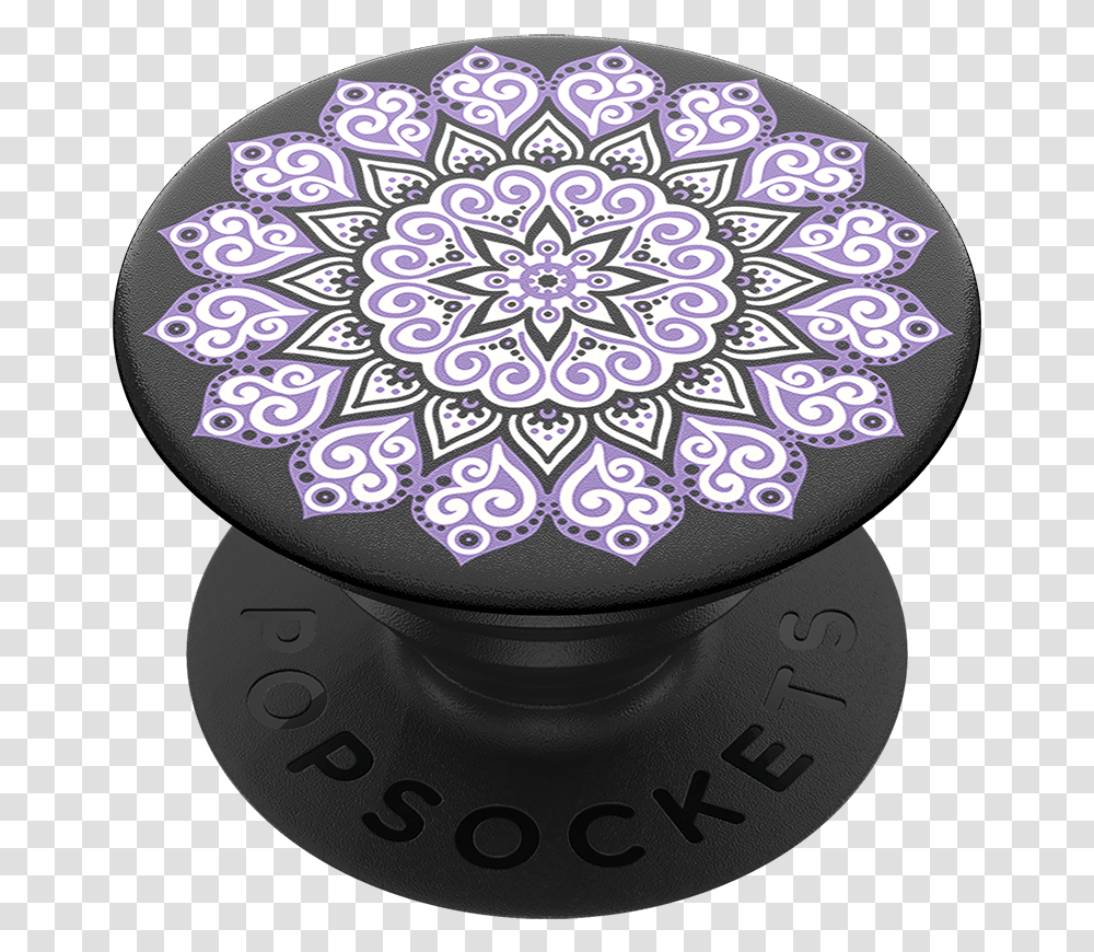 Peace Mandala Purple Popsockets Popsockets Female, Birthday Cake, Drawing Transparent Png