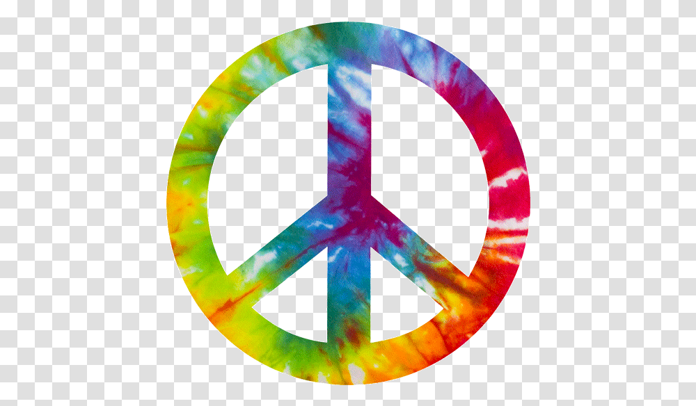 Peace Peace Sign Tie Dye, Logo, Symbol, Trademark, Badge Transparent Png