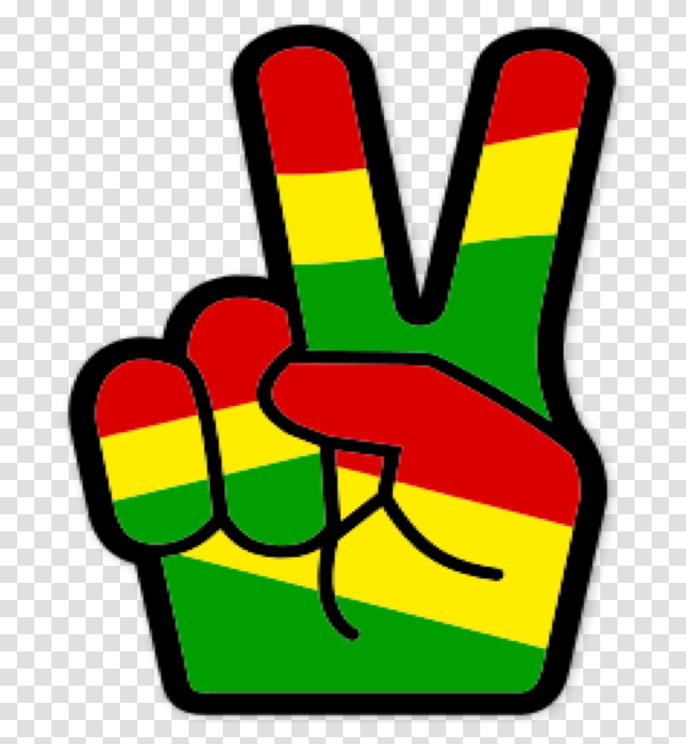 Peace Peacesign Hand Sign Reggae Rasta Freetoedit Hand Peace Sign Rasta, Dynamite, Bomb, Weapon, Weaponry Transparent Png