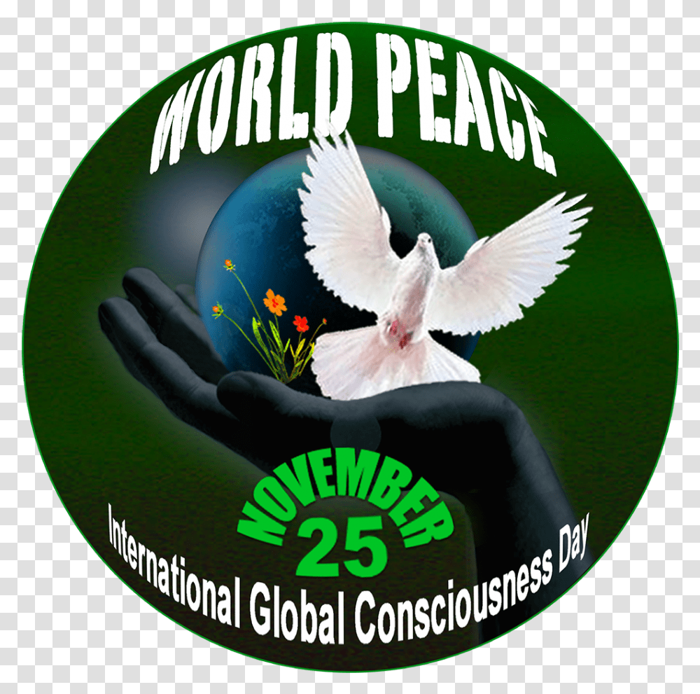 Peace Profiles World Peace, Logo, Symbol, Trademark, Bird Transparent Png