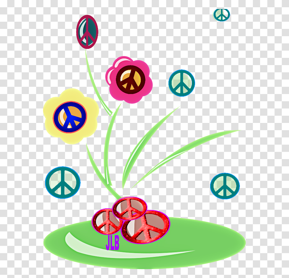 Peace Sign Clipart Nirvana Peace Symbols Download Peace And Love Simbolo, Graphics, Floral Design Transparent Png