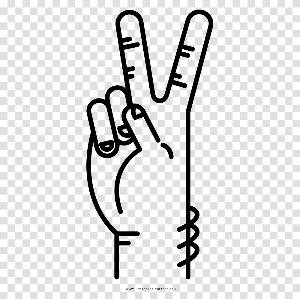 Peace Sign Coloring, Gray, World Of Warcraft Transparent Png
