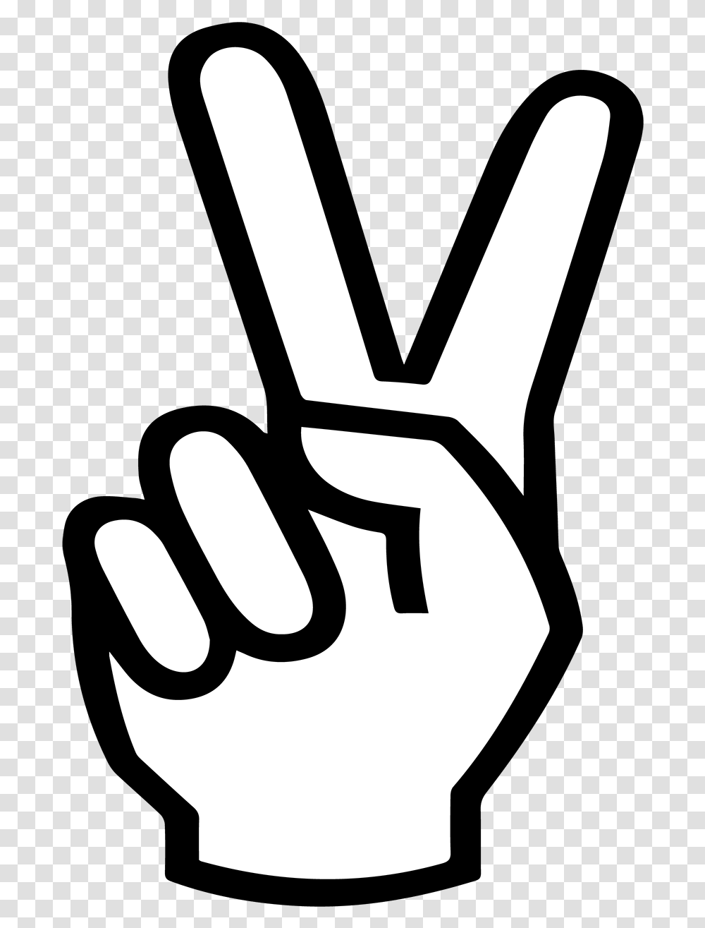 Peace Sign Hand Svg Download Peace Sign Hand, Scissors, Blade, Weapon, Weaponry Transparent Png
