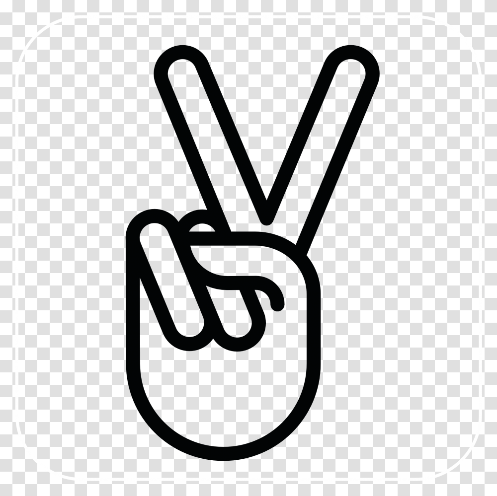 Peace Sign Hostted Download Clipart Peace Sign Icon Background, Mousepad, Mat, Label Transparent Png