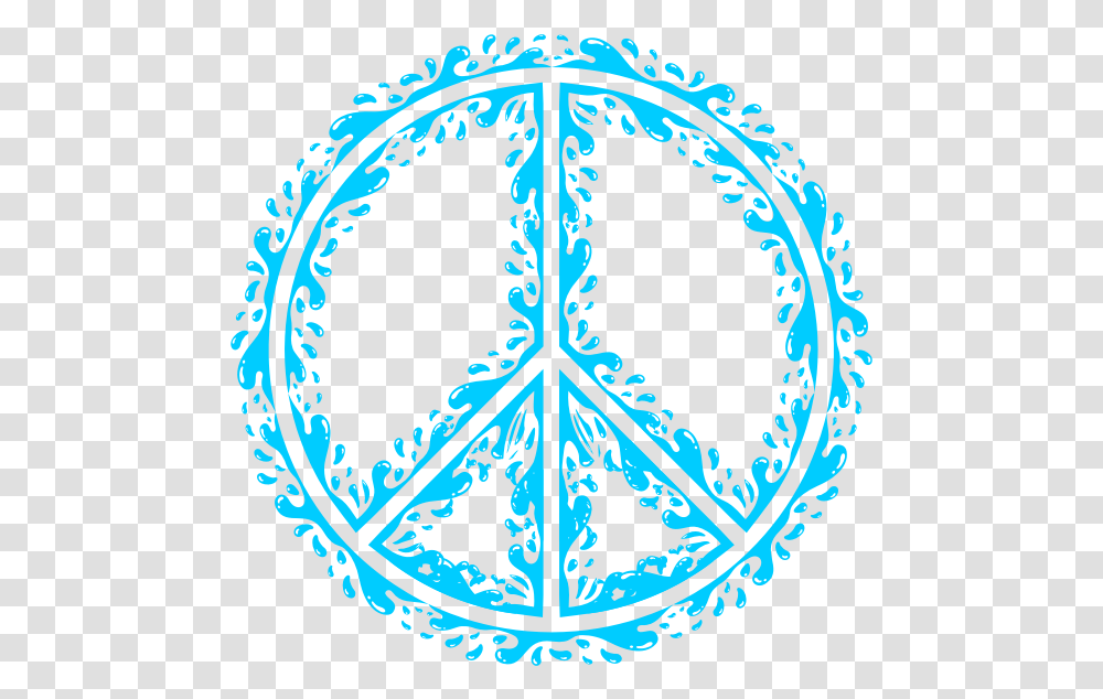 Peace Sign Outline Blue Peace Sign, Pattern, Ornament, Chandelier Transparent Png