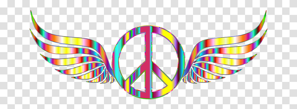 Peace Sign With Wings, Purple, Logo, Trademark Transparent Png