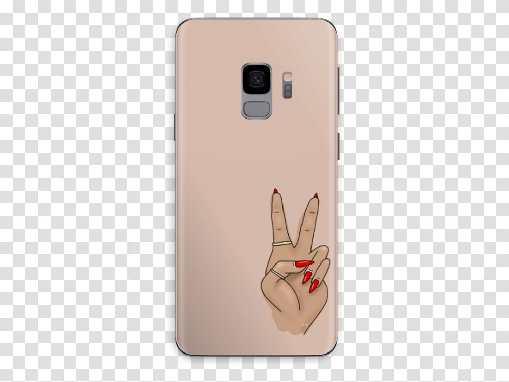 Peace Skin Galaxy S9 Smartphone, Mobile Phone, Electronics, Cell Phone, Iphone Transparent Png