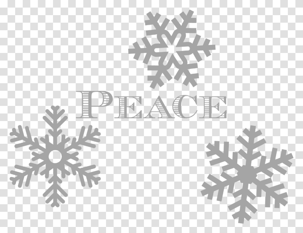Peace Snowflakes Christmas Message From Coombe Mill Snowflake, Floral Design, Pattern Transparent Png