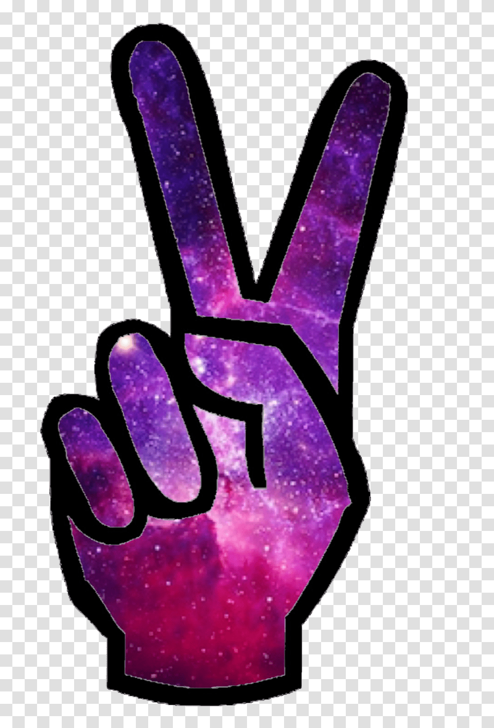 Peace Sticker Challenge, Purple, Hand, Light Transparent Png