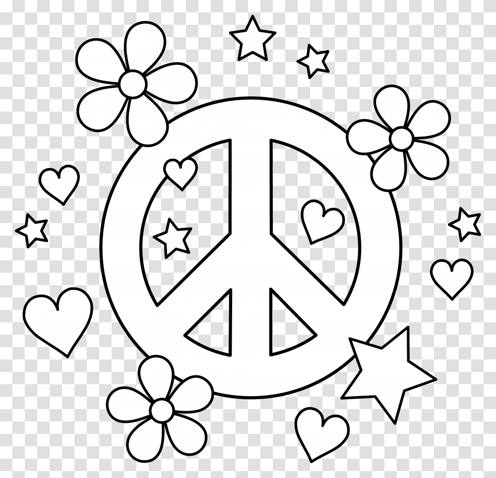 Peace Symbol Hd Images Only Within, Snowflake, Stencil, Star Symbol, Pattern Transparent Png