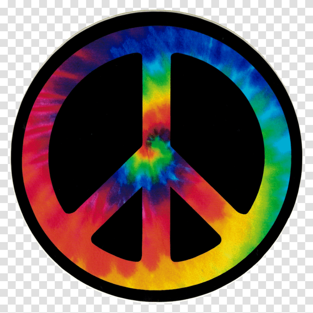 Peace Symbol Images Free Download Background Tie Dye Peace Sign, Logo, Trademark, Light, Neon Transparent Png