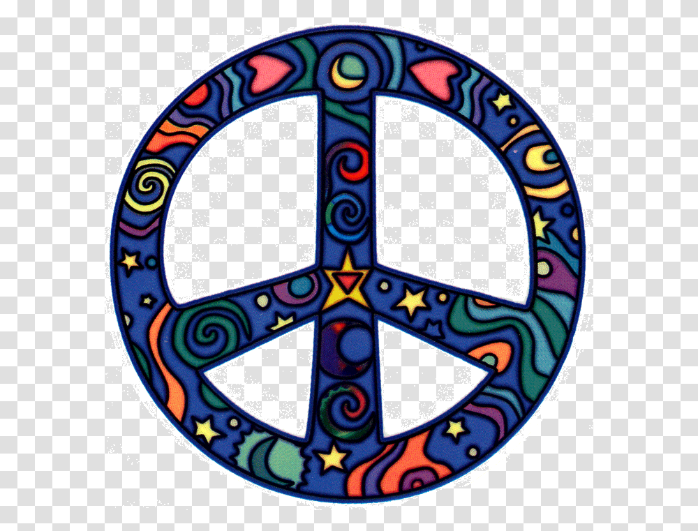 Peace Symbol, Logo, Stained Glass, Bracelet Transparent Png