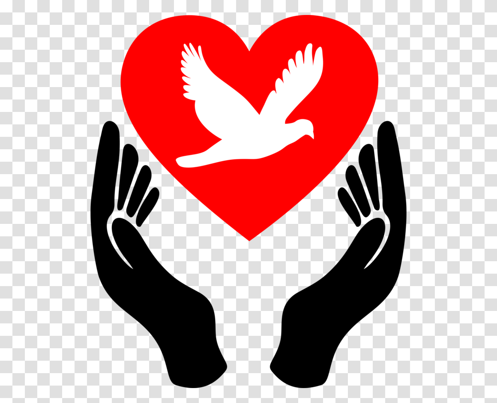 Peace Symbols Doves As Symbols Love, Plectrum, Logo, Trademark, Heart Transparent Png