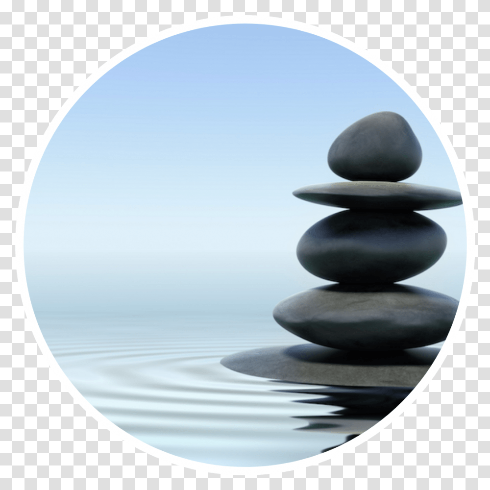 Peaceful Water And Stones, Pebble, Lamp, Rug Transparent Png